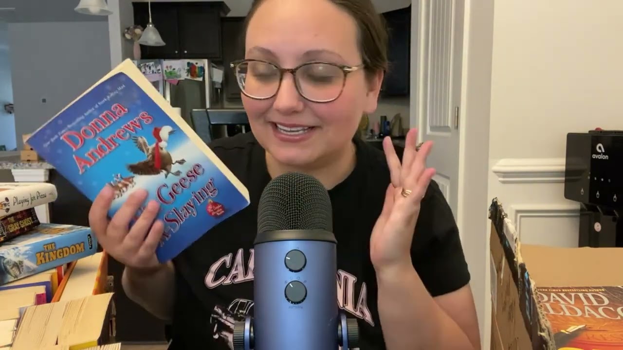ASMR GANHEI 65 LIVROS DE GRACA - bastante sussurro