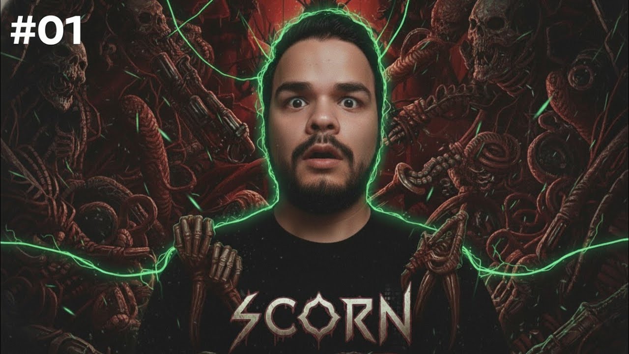 SCORN Parte 1: O JOGO MAIS BIZARRO QUE JÁ JOGUEI!