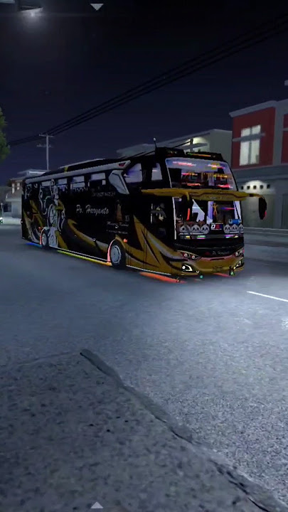 Baruri Putar ke kiri #bussid #bussimulatorindonesia #shortvideo #basuri #basurihorn #bustelolet