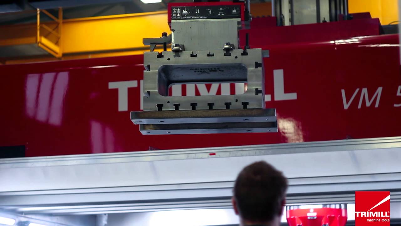 MILLING WITH TRIMILL VM 5535 - YouTube