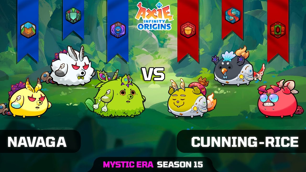 NAVAGA vs CUNNING-RICE | SEASON 15 | AXIE INFINITY ORIGINS