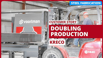 KRECO Steel Fabrication boosts production by 100%