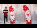 How to make Balloon Santa Claus for Christmas | Balloon Decoration idea | Christmas Decoration 2020