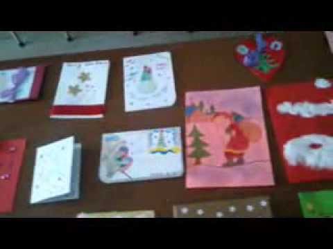 საშობაო ბარათების გამოფენა Handmade Christmas Cards