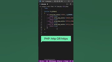 PHP - http OR https and Base URL #coding #shorts #short #youtubeshorts