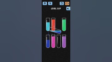 Water Color Sort Level 327 Walkthrough Solution iOS/Android