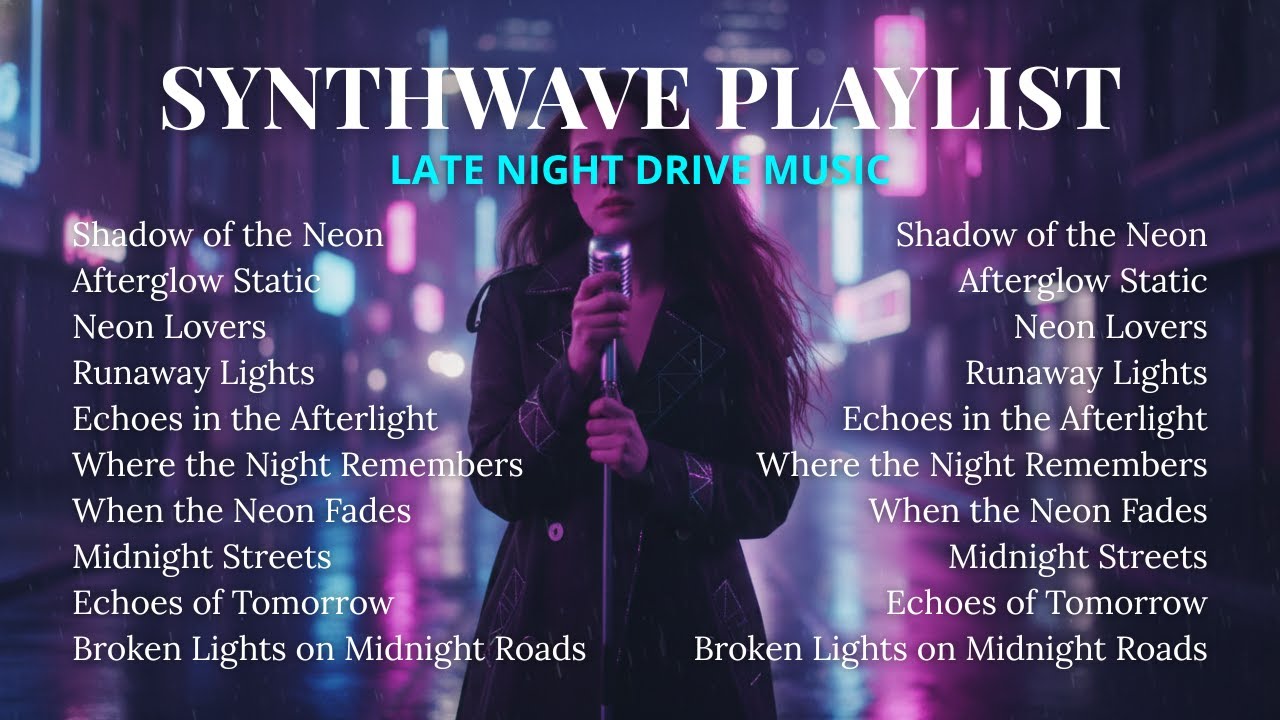 Romance & Heartbreak Synthwave 2026 💔🌃 | Late Night Drive Music