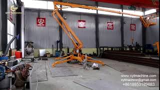 8~20m Trailer Mounted Articulated Boom Lift Aerial Work Platform