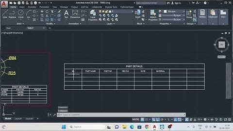 how to add a table in autocad, table settings, table edit, edit text, autocad tutorial in hindi
