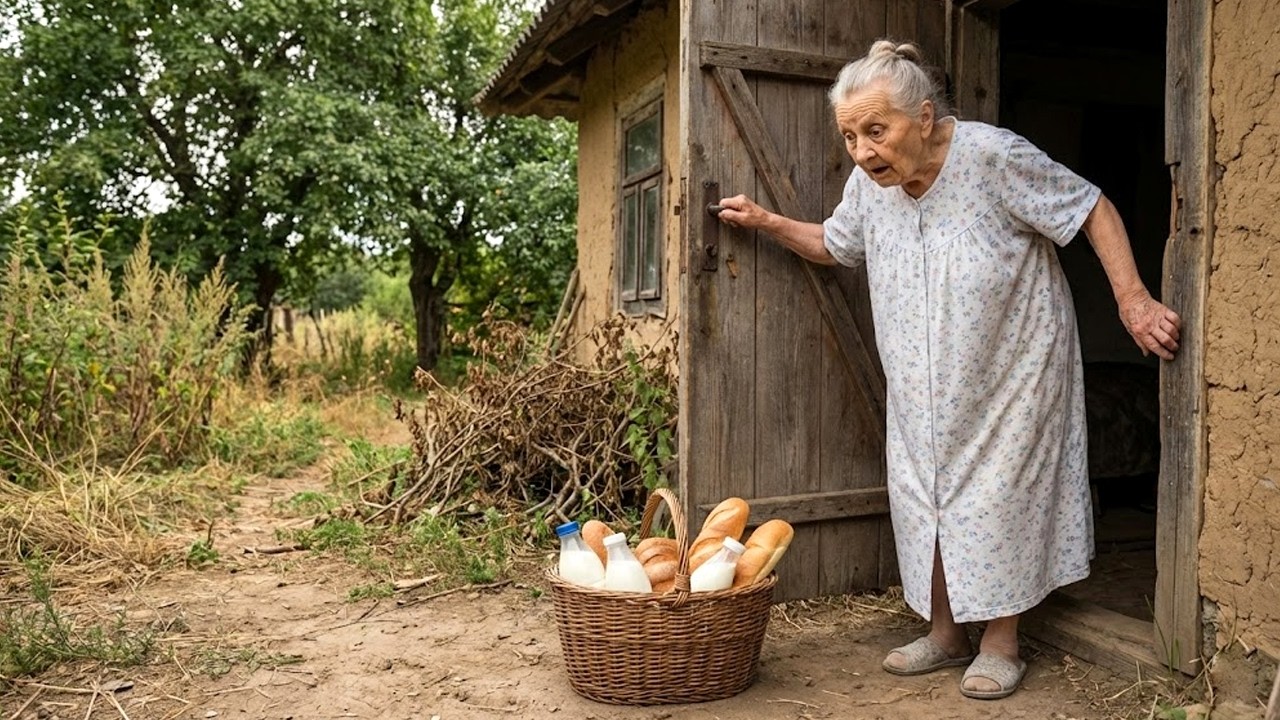 TODOS OS DIAS CHEGAVA PÃO E LEITE... ATÉ QUE UM DIA A VIUVA DESCOBRIU QUEM MANDAVA!