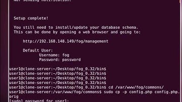 Fog installation - Part 8: Install Fog (cont.)