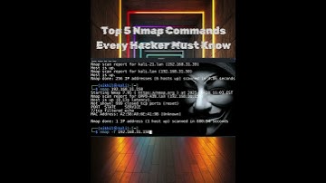5 Nmap Commands Every Hacker Must Know 🔥