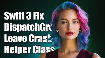 Swift 3 DispatchGroup Leave Crash: Fixing Helper Class Function Issues