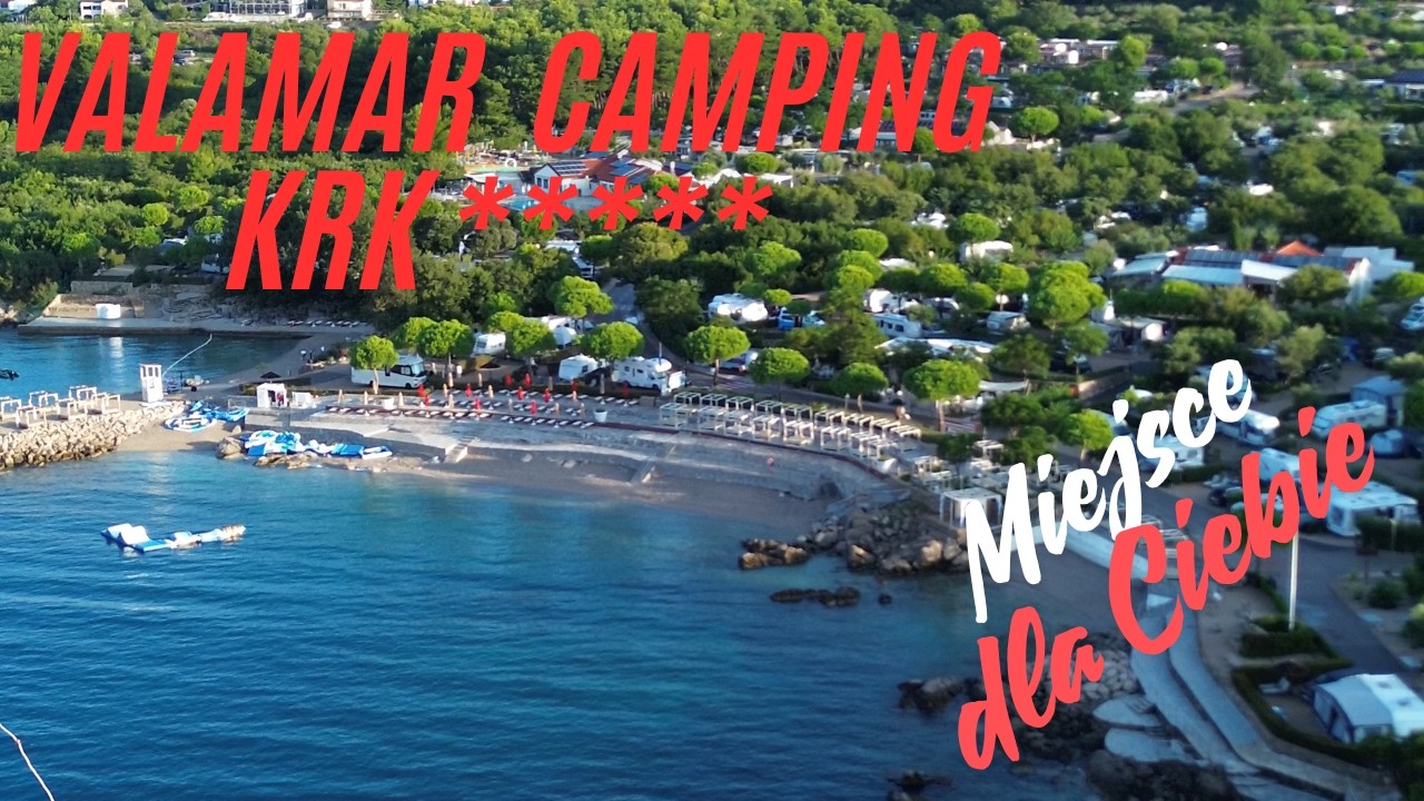 Valamar Camping KRK in Croatia, swimming poll, beaches, dog friendly
