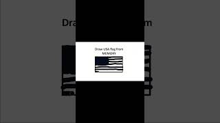 Countries Draw USA's flag from memory short 1 #countryballs #animation #funny