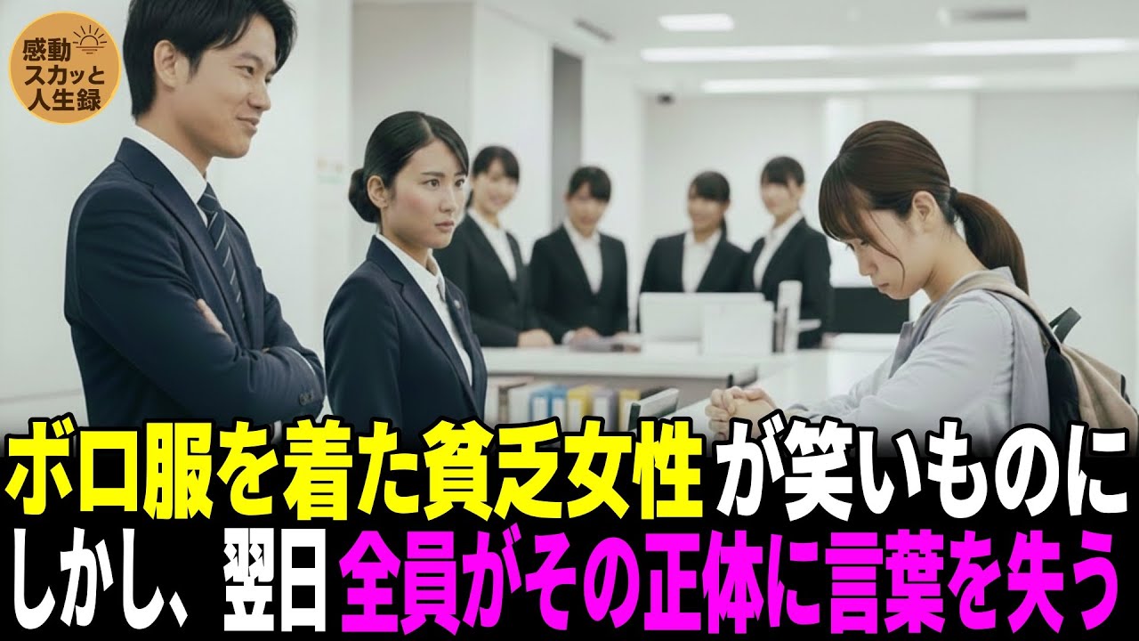 ボロ服を着た貧乏女性が笑いものに―しかし、翌日、全員がその正体に言葉を失う