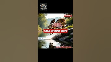 singa dipundak buaya #shorts #lion #crocodile #monkey #fyp