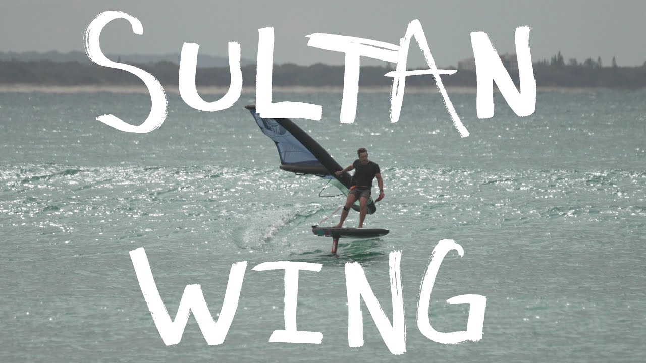 Wing foiling the new Amos Shapes Sultan & ART PRO 1051 - YouTube