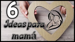 : 6 LINDAS IDEAS PARA REGALAR A MAM'A - Manualidades para vender - Handicrafts for mother's day