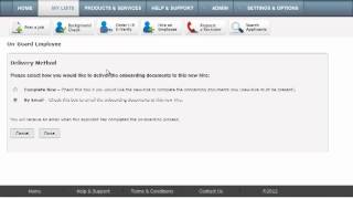 Hiring an Applicant Tutorial
