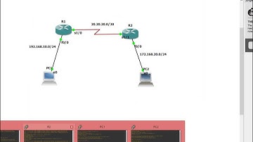 konfigurasi routing rip menggunakan gns3