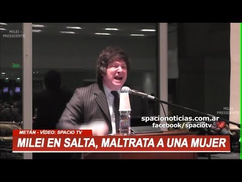 Acusan de maltratador a Javier Milei por decirle burra a una periodista- 26/06/18