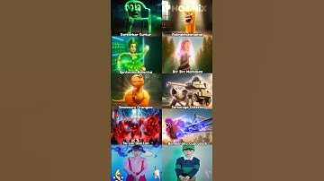 PAKRAHMAT MAMAT X TARTARUGA CISTERNA X DINOSAURO ORANGINO | THEY ARE NOT NORMAL✏🐢🐓🦖🍊 #sprunkiphoenix