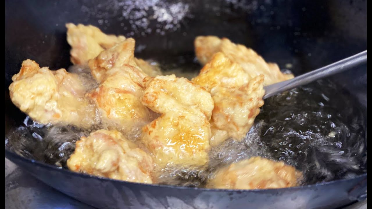 若鶏の唐揚げウスターユーリン】油淋鶏 Fried chicken with sweet