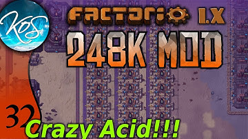 Factorio 248k Mod 32 - CRAZY ACID PRODUCTION - Tips & Tricks