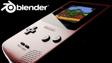 Gameboy Color - Blender Animation