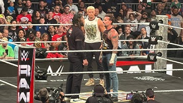 Roman Reigns Confronts CM Punk, Joins WarGames Team - WWE Raw 11/17/2025