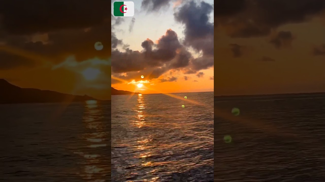 the sunset in Algeria (📍BÉJAÏA)🥰                 