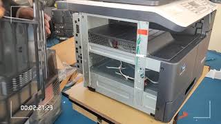 UNBOXING KONICA MINOLTA 205i HOW TO INSTALL OF KONICA MINOLTA BIZHUB 205i | 225i| WITH DUPLEX UNIT