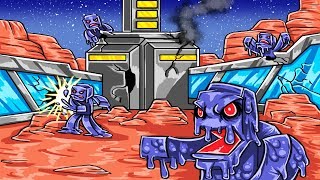 Minecraft | MARS BASE CHALLENGE  Save the World! (Mars Aliens Attack)