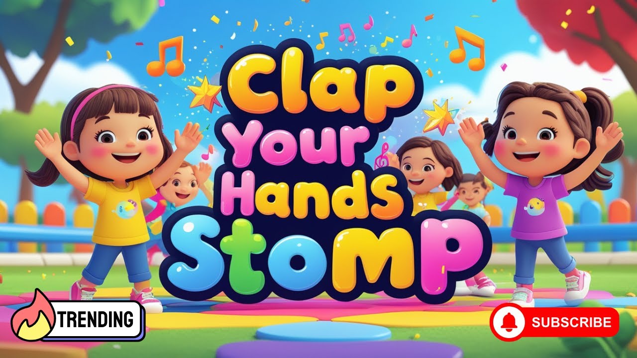 🎵 Clap Your Hands and Stomp! | Fun Action Song for Kids by ABC & 123 ...