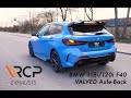 Bmw 118i f40  rcp exhausts  valved axleback exhaust