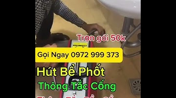 Thông Tắc Cống Hiệp Hoà 0972 999 373 Trọn Gói ❤️【Từ 50.000 đ/Lần】BH 10 Năm