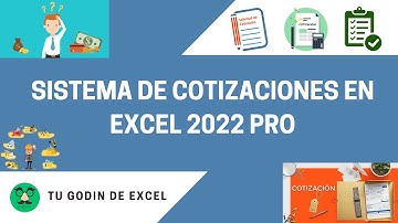Nuevo Sistema de Cotización en Excel 2022 PRO