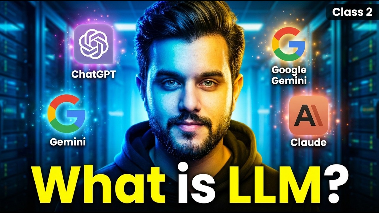 Free AI Course for Beginners | Class 2: What is LLM? - YouTube