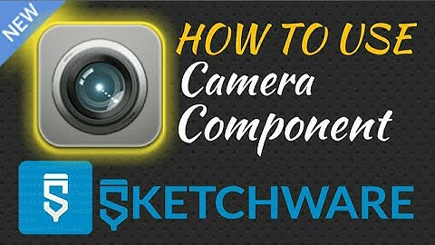 How to use camera component in sketchware 3.0.0