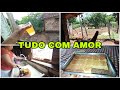 NOITE FOI TENSA POR AQUI FAXINA NA HORTA +BOLO DE MILHO VERDE