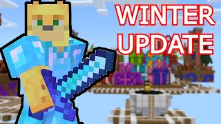 The Winter Maps Are Back In Eggwars! - Minecraft (Cubecraft Winter Update)