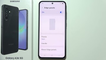 Samsung A36 5G: How to Turn On/Off Edge Panel