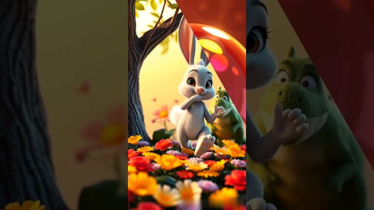 🫧 Bubble Trouble! Baby Dino & Bunny’s Fun Adventure! 🎈✨