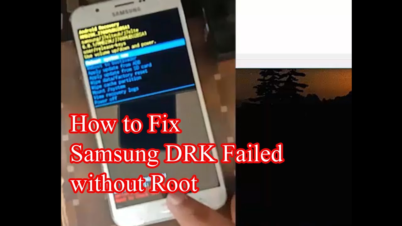How to Samsung Galaxy J7 SM J700M SM J700H SM J700T DRK Repair without root