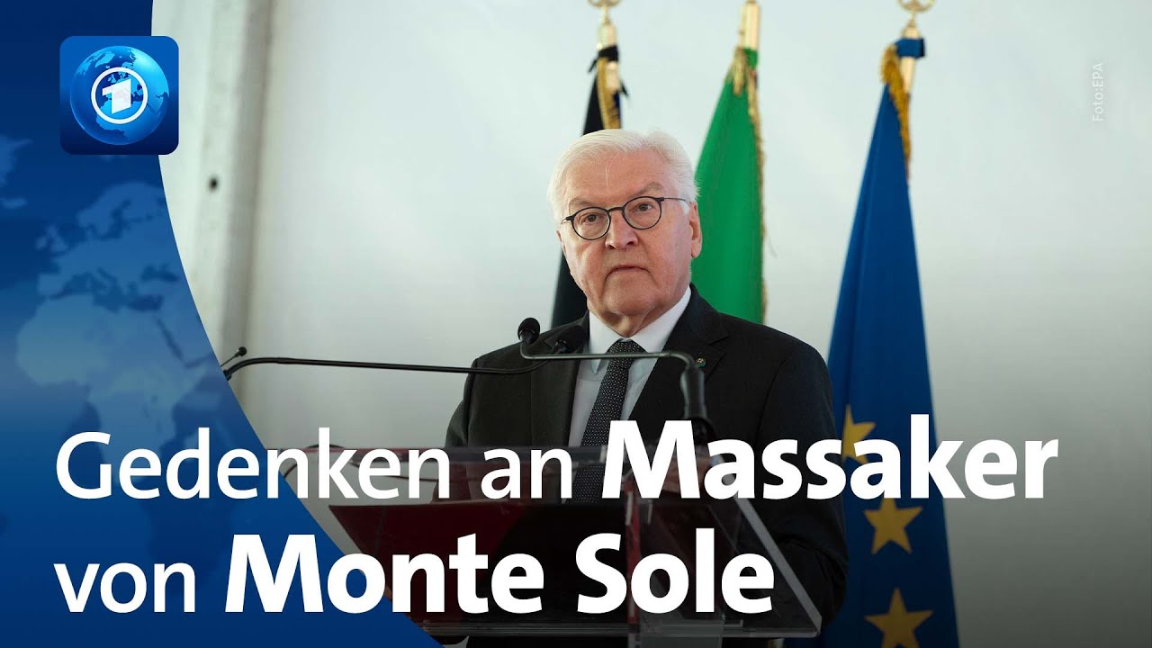 Steinmeier in Italien: Gedenken an SS-Massaker in Marzabotto