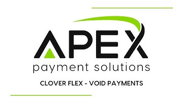 Clover Flex   Void Payments