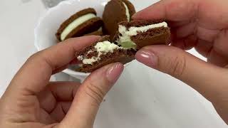 Печенье сэндвич &quot;Шоколад-мята&quot;/Sandwich cookies &quot;Chocolate mint&quot;