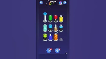 nut sort game/ level 2181 #shorts #ammycandycrush #gameplay #puzzlegames #mobilegames