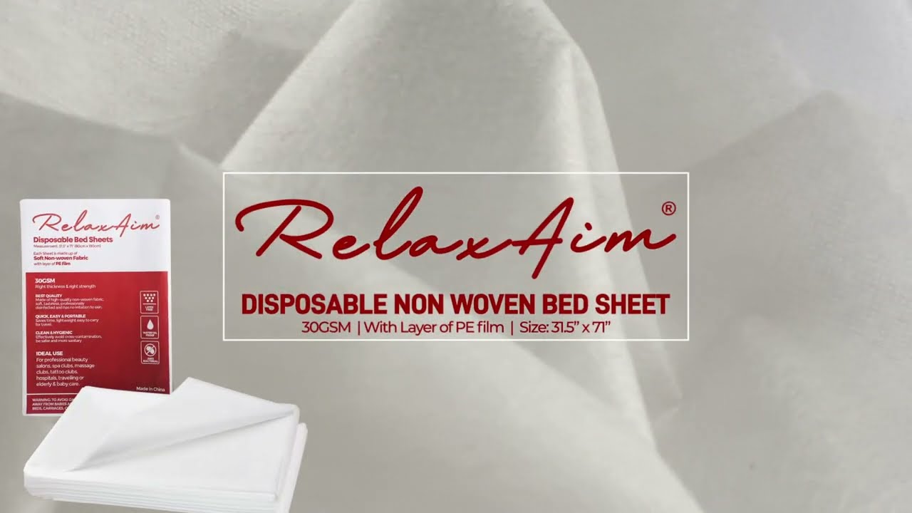 RelaxAim Disposable Massage Table Sheets